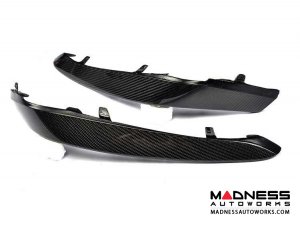 Mercedes-Benz W205 Front Fog Lamp Trims - Carbon Fiber Mercedes-Benz W205 Front Fog Lamp Trims - Carbon Fiber